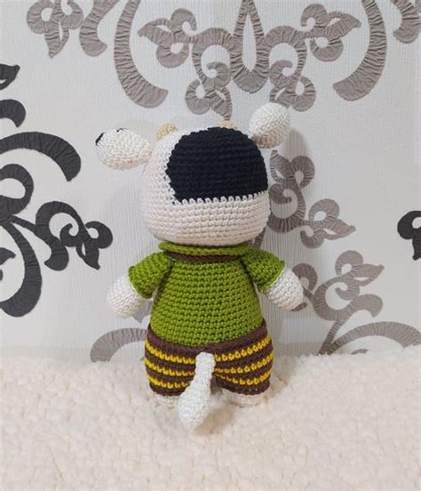 Vaquinha Lucky em Amigurumi Bichinho de Crochê Elo7