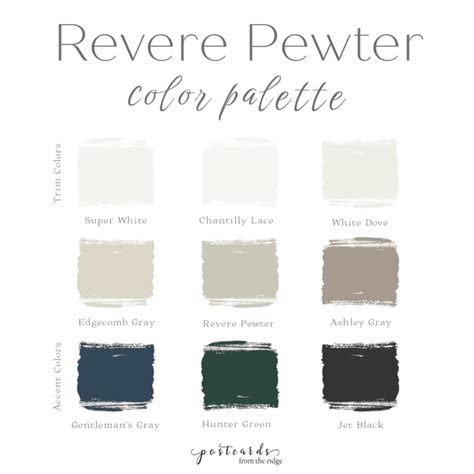 Benjamin Moore Revere Pewter Sherwin Williams Color Inspiration