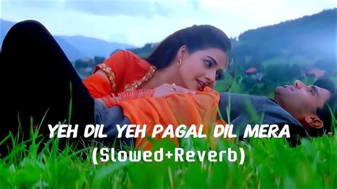 Yeh Dil Yeh Pagal Dil Mera Slowed And Reverb Lofi Song Alka Yagnik Kumar Sanu Youtube