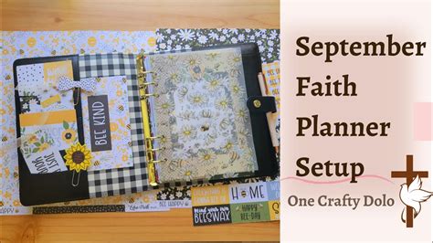 September Faith Planner Setup Flip Through Youtube