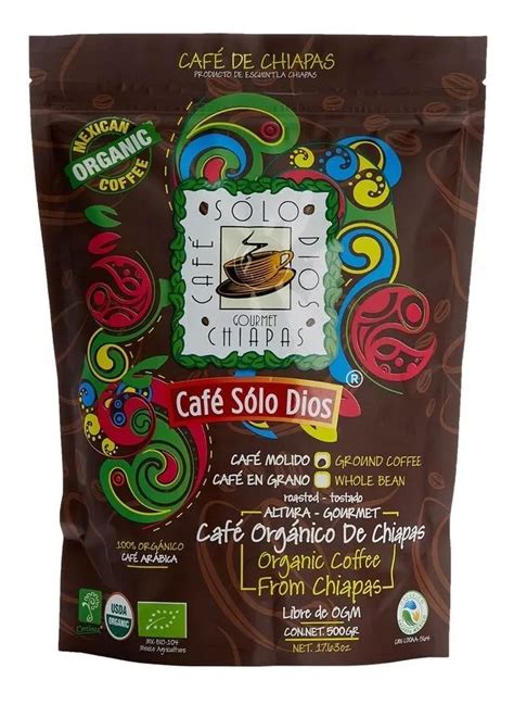 Cafe Molido Organico Solo Dios Artesanal 1 Kg Mebuscar México