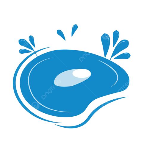 Gotas De Ilustración De Vector De Salpicaduras De Agua PNG