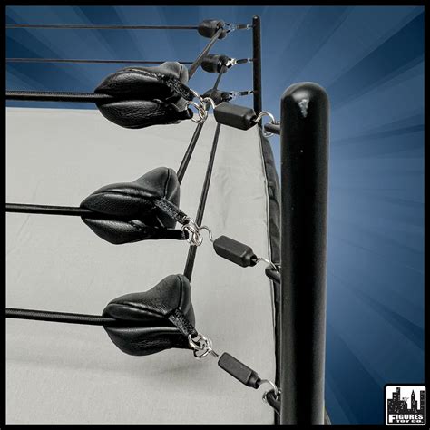 Premium Metal Real Scale Wrestling Ring for WWE & AEW Action Figures ...