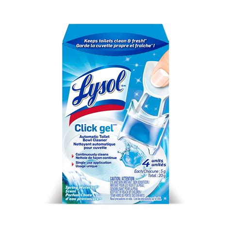 Lysol Click Gel Automatic Toilet Bowl Cleaner Gel Toilet Bowl Cleaner For Cleaning And