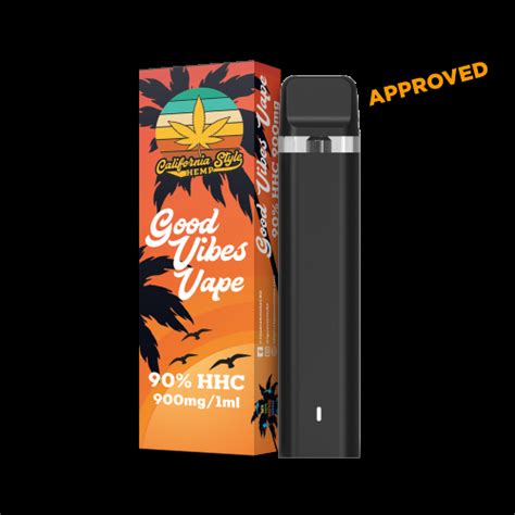 HHC Disposable Vaper Good Vibes Gorilla Glue 1ml Iguana Smoke