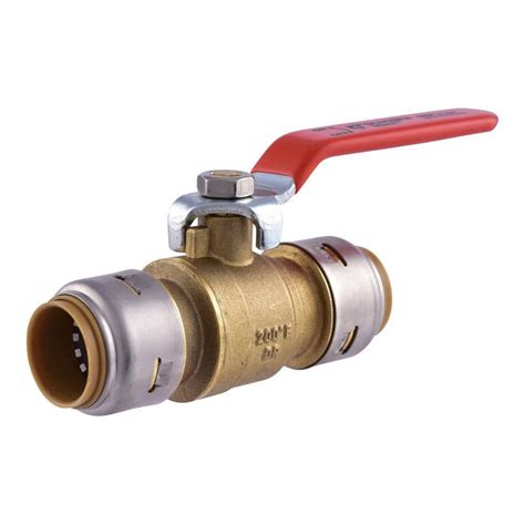 Sharkbite Max In Brass Push To Connect Ball Valve Ur The