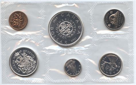 Proof Like Sets 1964 Uncirculated Proof Like Set With Dot 1964