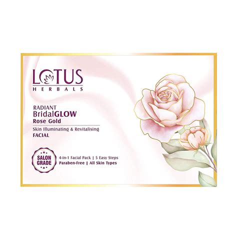 Buy Lotus Radiant Bridal Glow Facial Kit Lotus Herbals