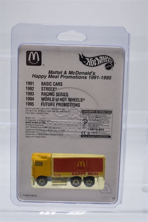 Hot Wheels Mattel Mcdonalds Happy Meal Truck Limited Etsy