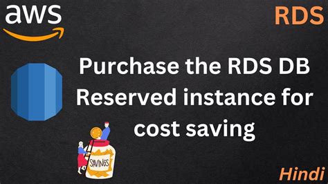 Purchase The RDS Reserved Instance For Maximum Cost Saving Hindi