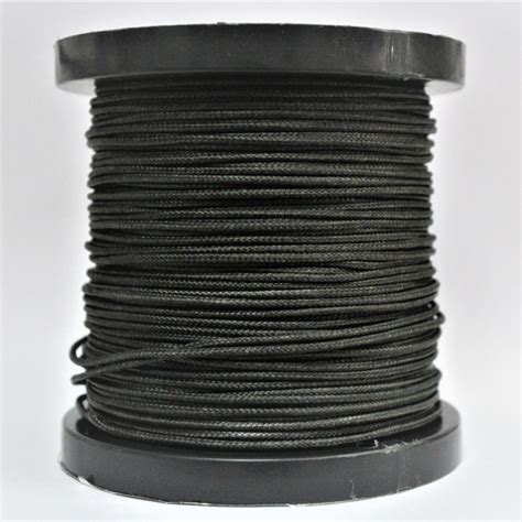 Капроновый шнур, яркий, сверхпрочный Dyneema, черный 2.0 мм, на разрыв ...
