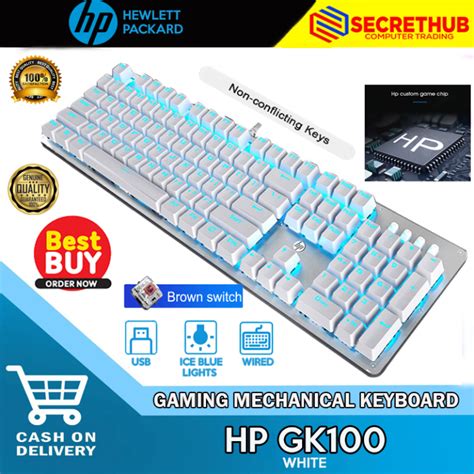 Amnetpc Gaming Keyboard Hp Gk100 Mechanical Keyboard Pc And Mac Os