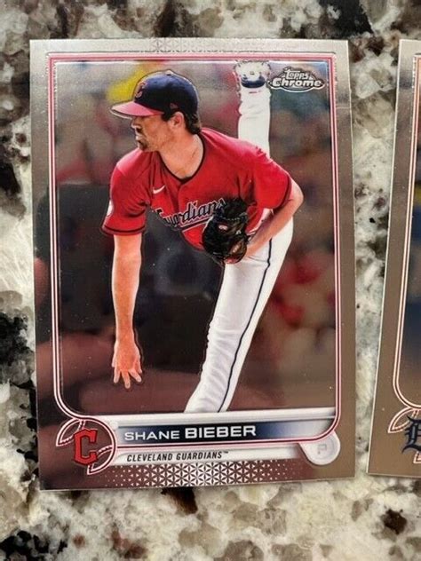 2022 TOPPS CHROME CARD CLEVELAND GUARDIANS SHANE BIEBER 208 EBay