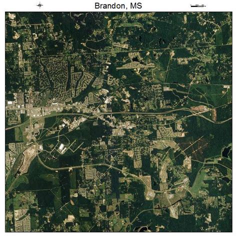 Aerial Photography Map of Brandon, MS Mississippi