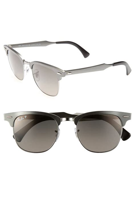 Ray-Ban 'Clubmaster' 51mm Polarized Sunglasses | Nordstrom