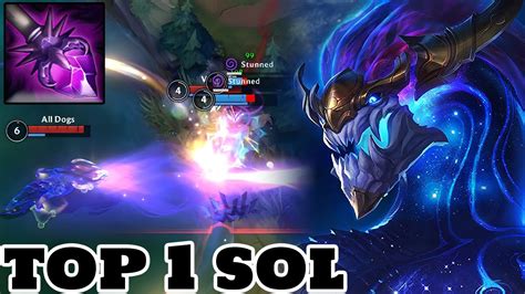 Wild Rift Aurelion Sol Top 1 Aurelion Sol Gameplay Rank Challenger Youtube