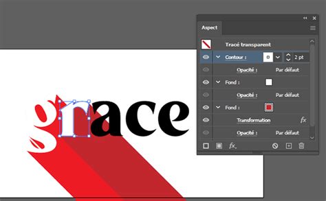 Cr Er Modifier Et Supprimer Une Ombre Port E Sur Illustrator Texte