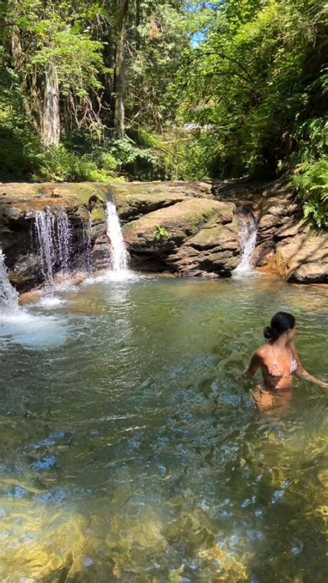 🌿🍃🌊🌊 Sky Aesthetic Nature  Waterfall