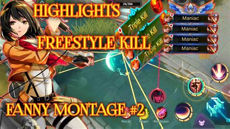 MONTAGE FANNY FREESTYLE KILL PART YouTube