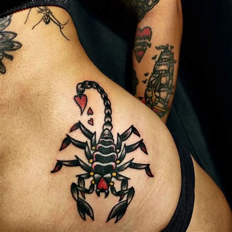 Update 74 American Traditional Scorpion Tattoo In Cdgdbentre