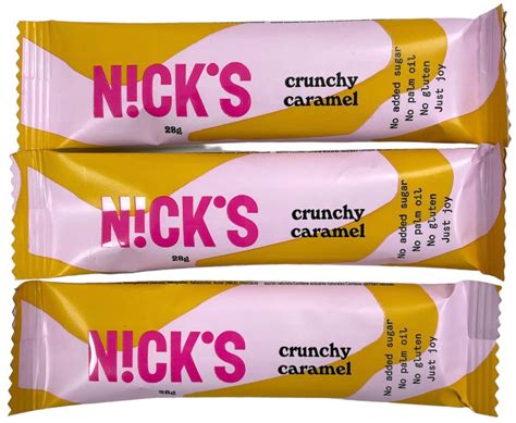 Nicks Crunchy Caramel 3 X 28 G Lavpriskurven