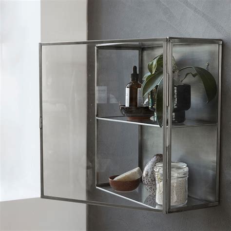 Zink Glas Vitrine S House Doctor