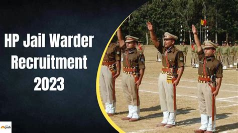 Hp Jail Warder Recruitment 2023 Notification Out Registration Begins