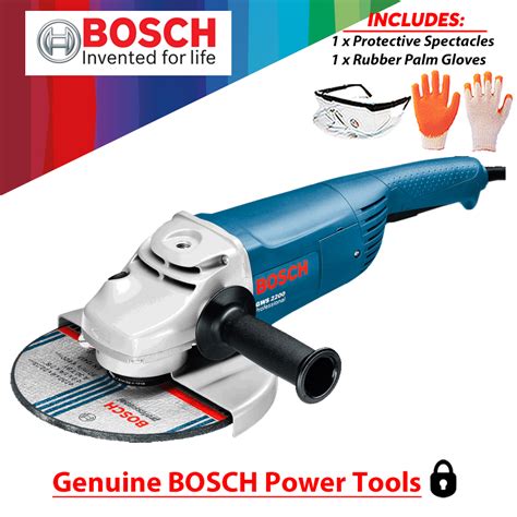 Bosch GWS 2200 Large Angle Grinder 7 2 200W With VARIANTS