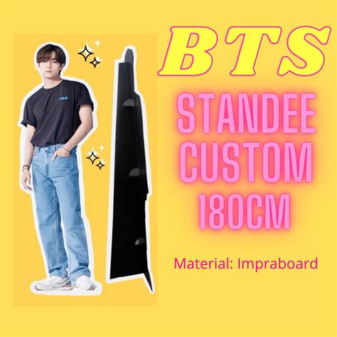 Standee Custom BTS Real Size Army Bts Kpop Etsy