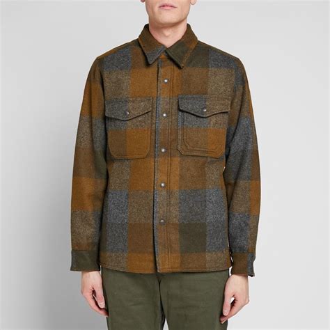 Filson Mackinaw Jac Shirt Dark Military END