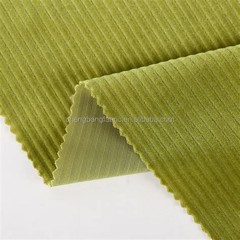 Factory Wholesale Polyester Spandex Four Way Stretchy Velvet D