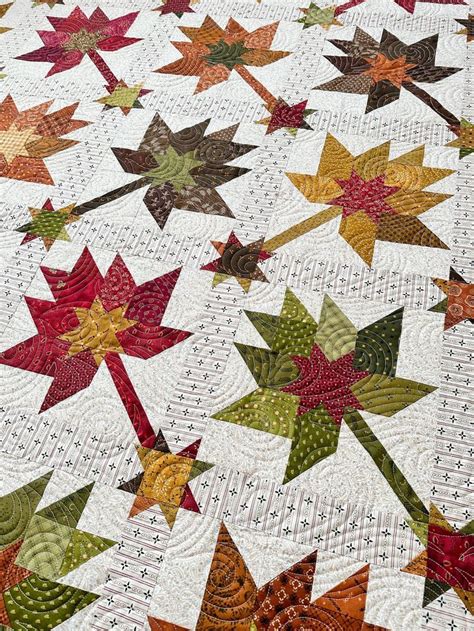 Susans Maple Stars Quilt — Quilting It Llc Star Quilt Quilts Book