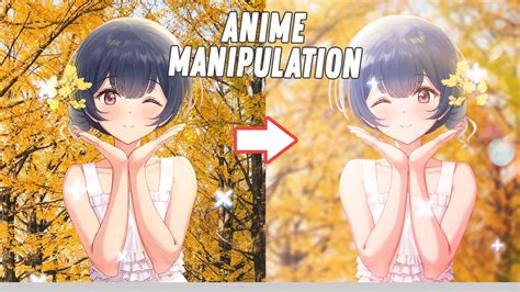 Easy Way To Anime Manipulation Autumn Photoshop Cc Tutorial Youtube