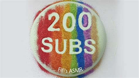 Asmr Baking Soda Rainbow Cake Crush Subs Special Youtube