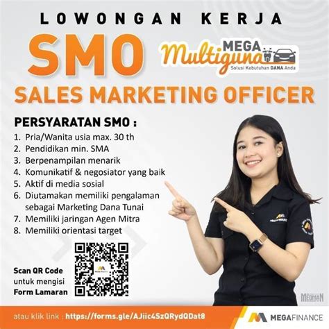 Lowongan Kerja Sales Marketing Officer Di Pt Mega Finance Lokersemar Id