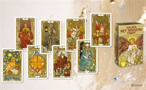 【楽天市場】ゴールデン アールヌーボー タロット ミニ Golden Art Nouveau Tarot Mini タロット占い 日本語解説書