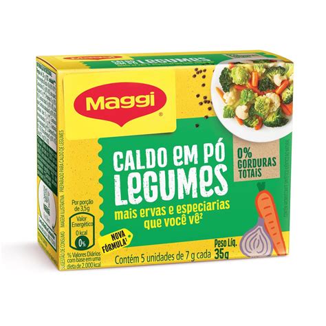 Caldo em Pó Legumes Maggi Caixa 35g 5 Tabletes BIG BOX Taguatinga