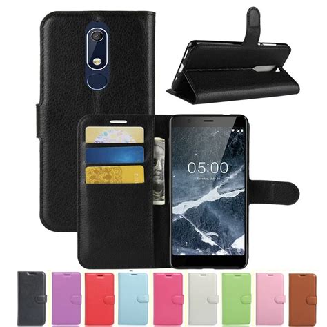 Funda De Cuero Con Tapa Para Nokia 5 1 5 1 Plus Carcasa De Lujo Para