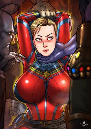 Captain Marvel Loves Thanos Luscious Hentai Manga Porn