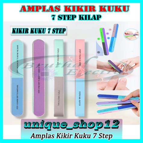 Jual Amplas Kuku 7 Step Alat Manicure Pedicure Kikir Kuku Asahan Kuku