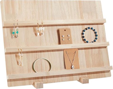 Amazon Nbeads Wood Earring Display Stands Layers Jewelry