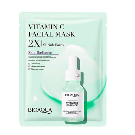 Mascarilla Velo Vitamina C Bioaqua Yumi Maquillaje