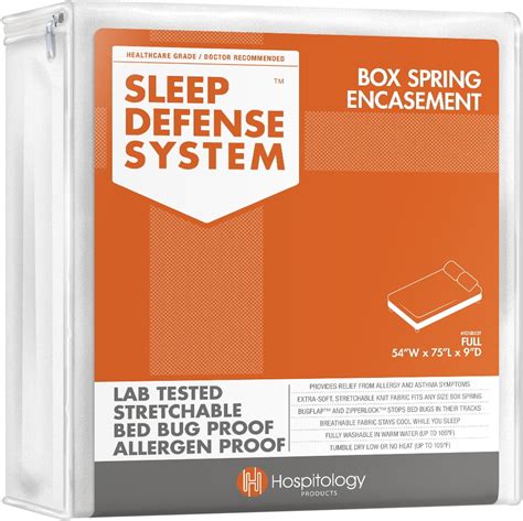 Hospitology Sleep Defense System Full Size X Bed Bug Proof Box