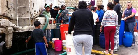 Sistema de Aguas de la CDMX anunció tres días sin suministro de agua en