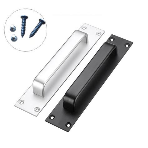 Aluminum Alloy Sliding Door Handle Fire Toilet Door Wardrobe Handle Kitchen Cupboard Pull Knob