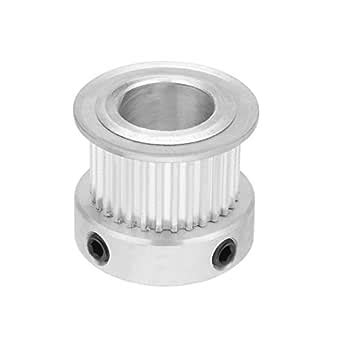 Sourcing Map Aluminum MXL 30 Teeth 12mm Bore Timing Belt Idler Pulley