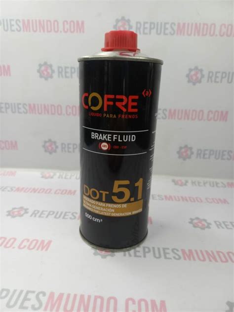 LIQUIDO PARA FRENO DOT 5 1 COFRE 500 CM3 Repuesmundo