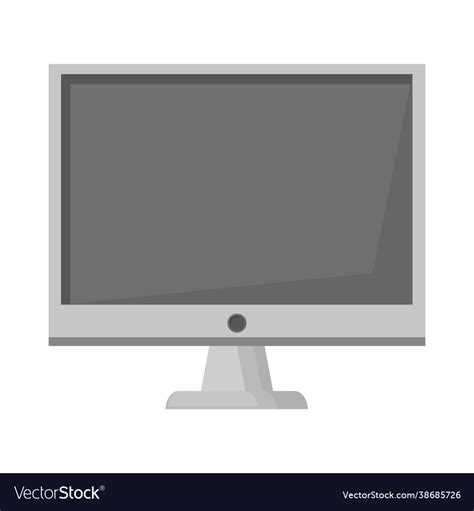 Computer monitor display Royalty Free Vector Image