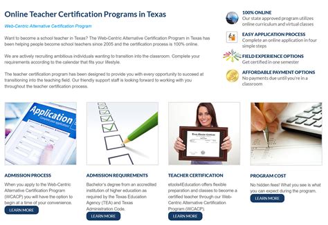 Texas Teacher Certification Program