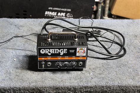 Orange Micro Dark 20 Watt Hybrid Head W Power Supply Reverb